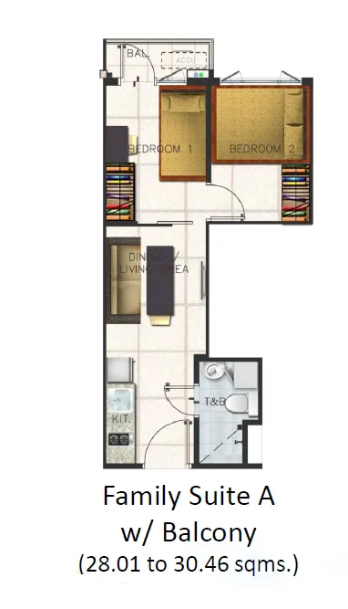 https://manilacondohub-smdc.com/images/properties/spring/unit-layouts/03 - SPRING - Family Suite A with balcony (28.01sqm to 30.36sqm).webp